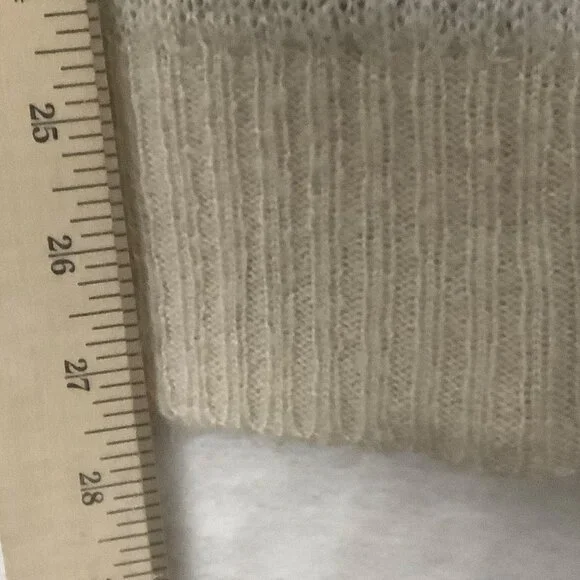 Sleek by R7‎ Leopard Animal Print Striped Sweater Women Medium Knit - Picture 5 of 6